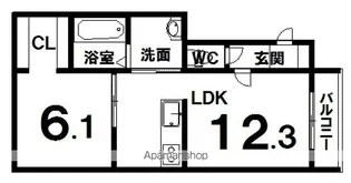 プラシードⅤ【2階】の間取り